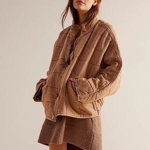 New Free People Dolman Quilted Knit Jacket, size XS